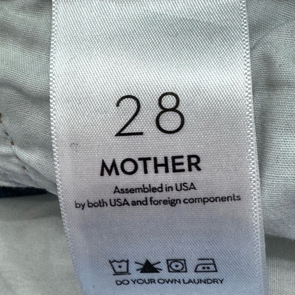 Mother - High-Waist Double Stack Ankle JEAN By Snacks Size 28 - Picture 14 of 16